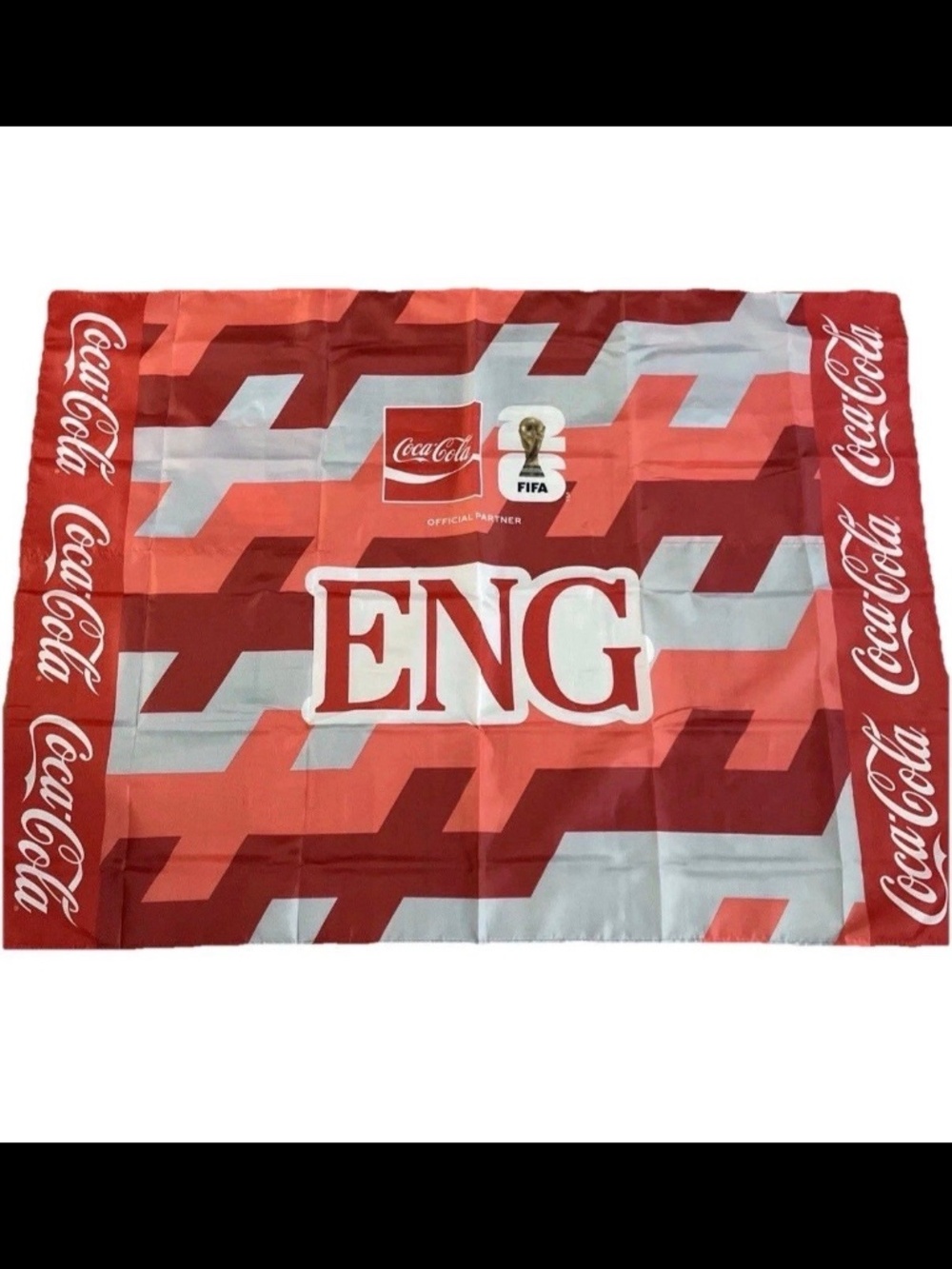 FIFA 2026 World Cup Coca Cola England Promotional Flag/Cape